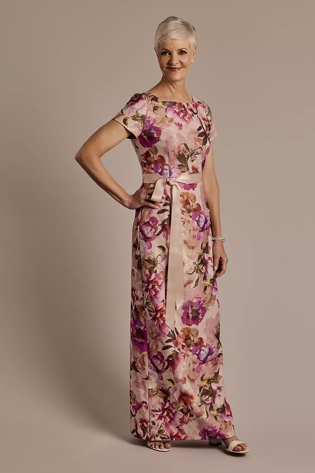 210989 Modest Formal Gown