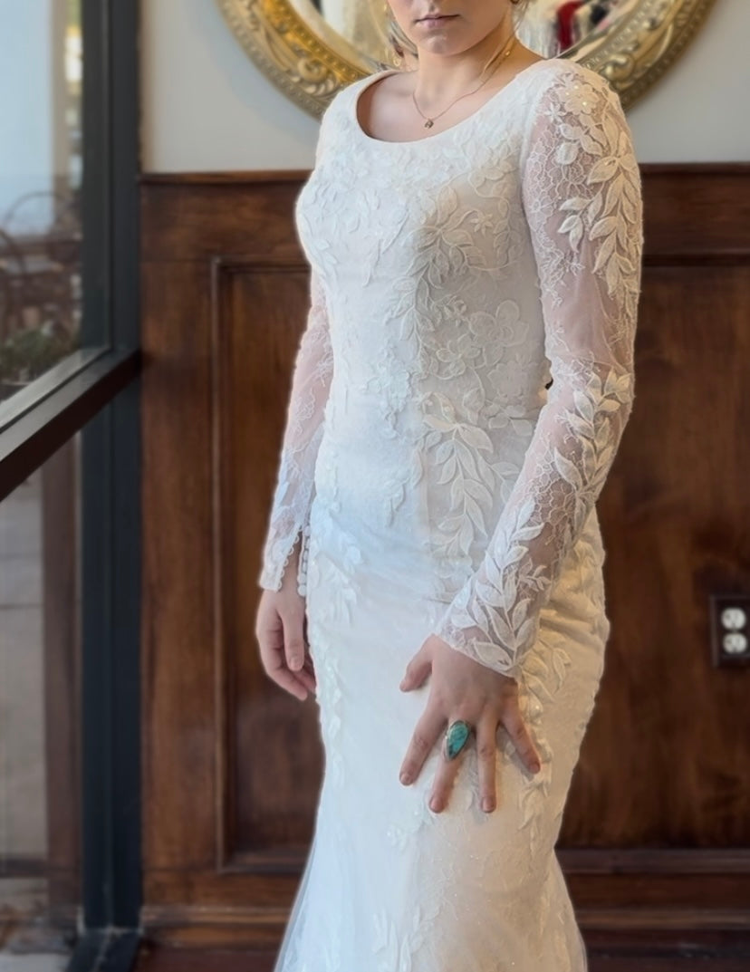 T2498Z Modest Wedding Dress