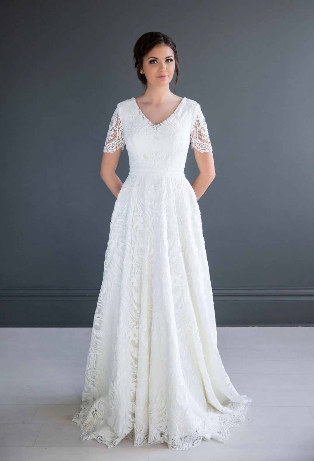 Bria Modest Wedding Dress