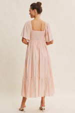 Ashlyn Modest Midi in Ice Pink