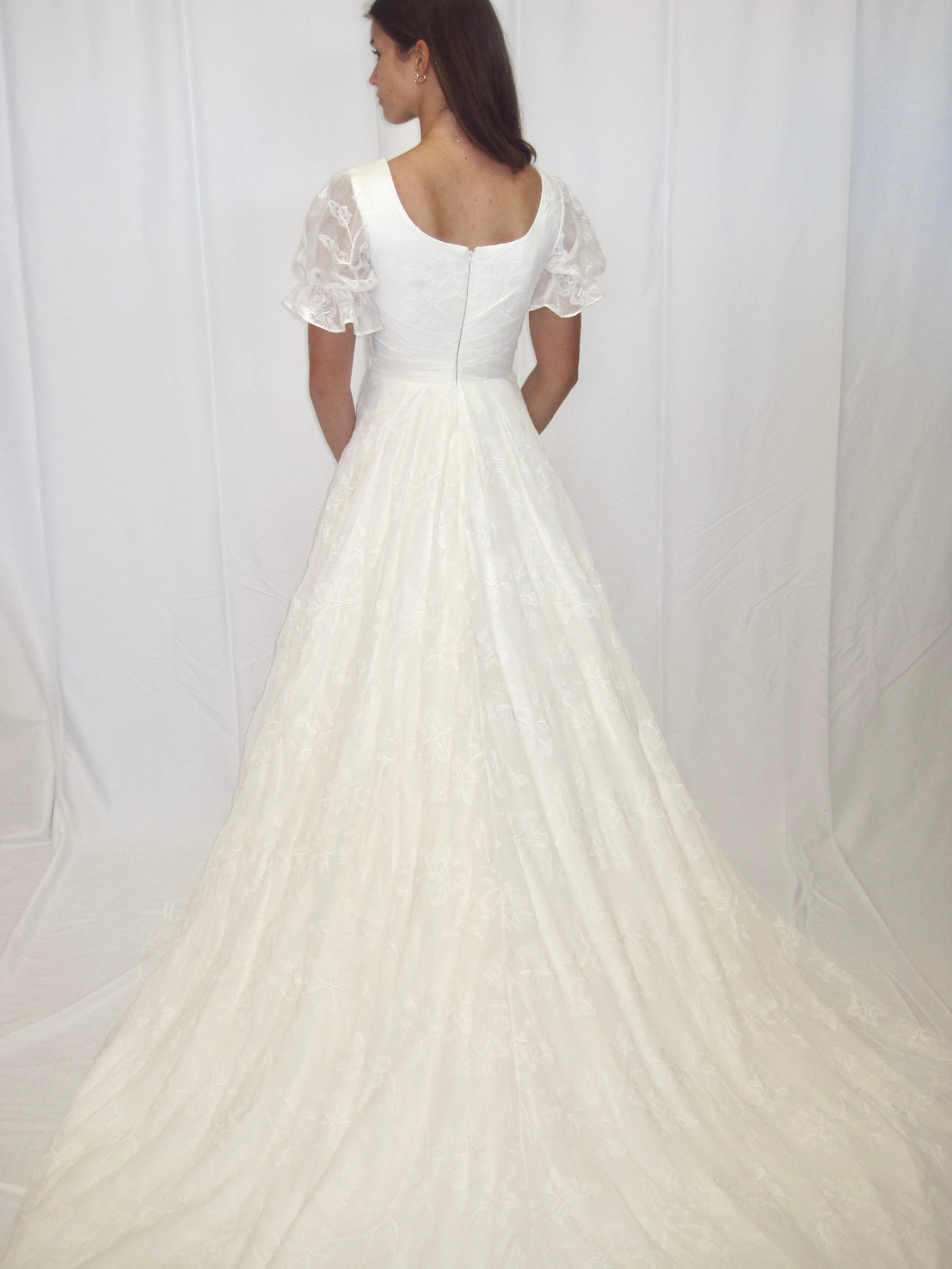 Carmi T2281Z Modest Wedding Dress – A Closet Full of Dresses