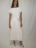 Bianca Modest Midi in Ivory