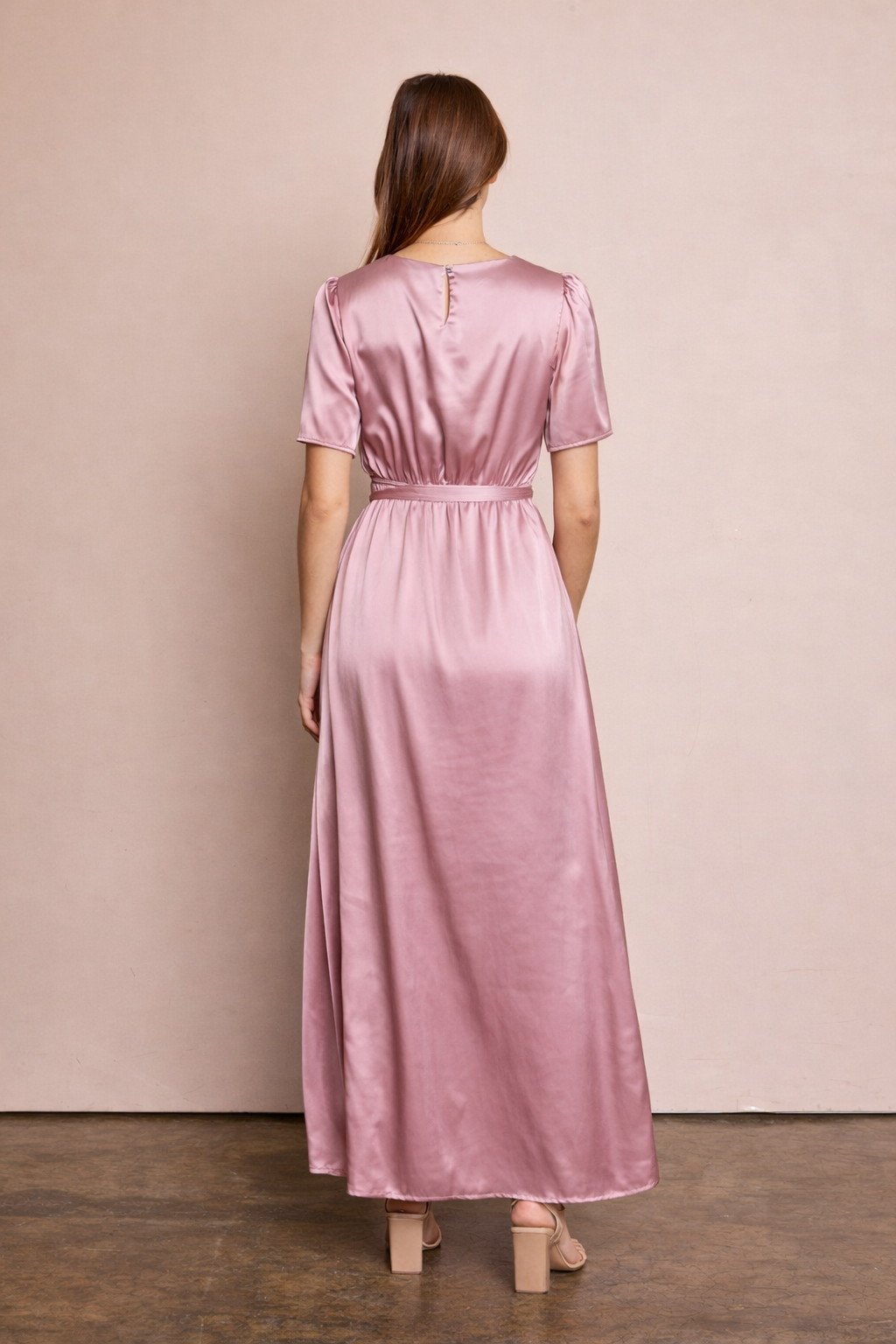 Bailey Modest Maxi in Blush