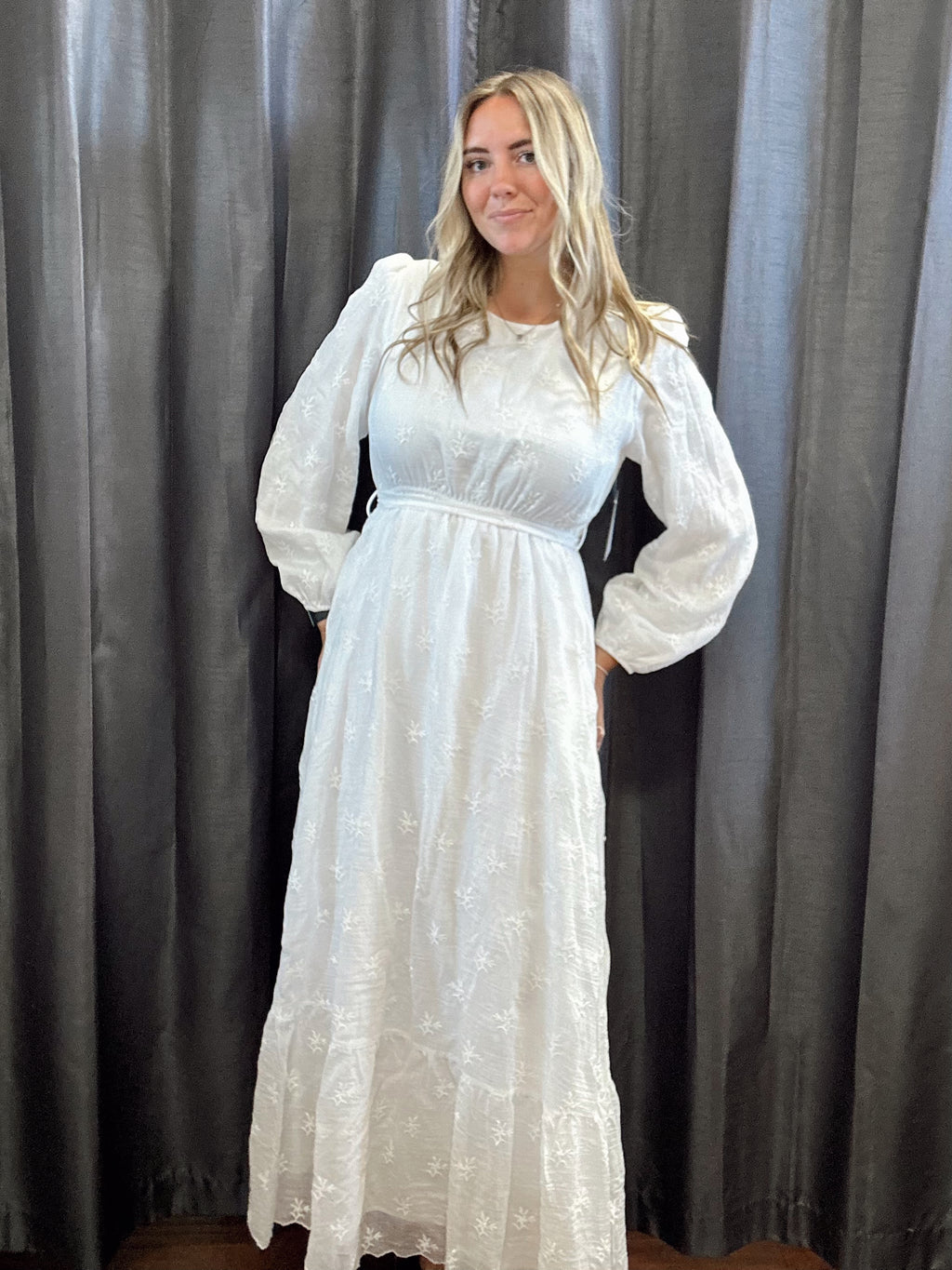 Belle Embroidered Temple Dress