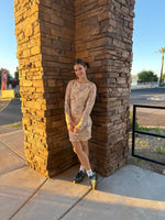 Evangeline Modest Mini in Champagne