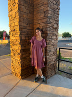 Raquel Modest Midi in Mystic Lilac