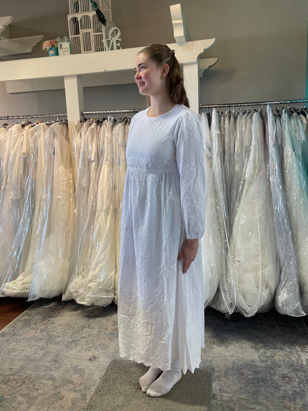 Maggie Modest Temple Dress