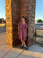 Raquel Modest Midi in Mystic Lilac