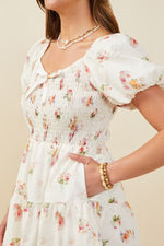 Merrilee Modest Dress in Cream