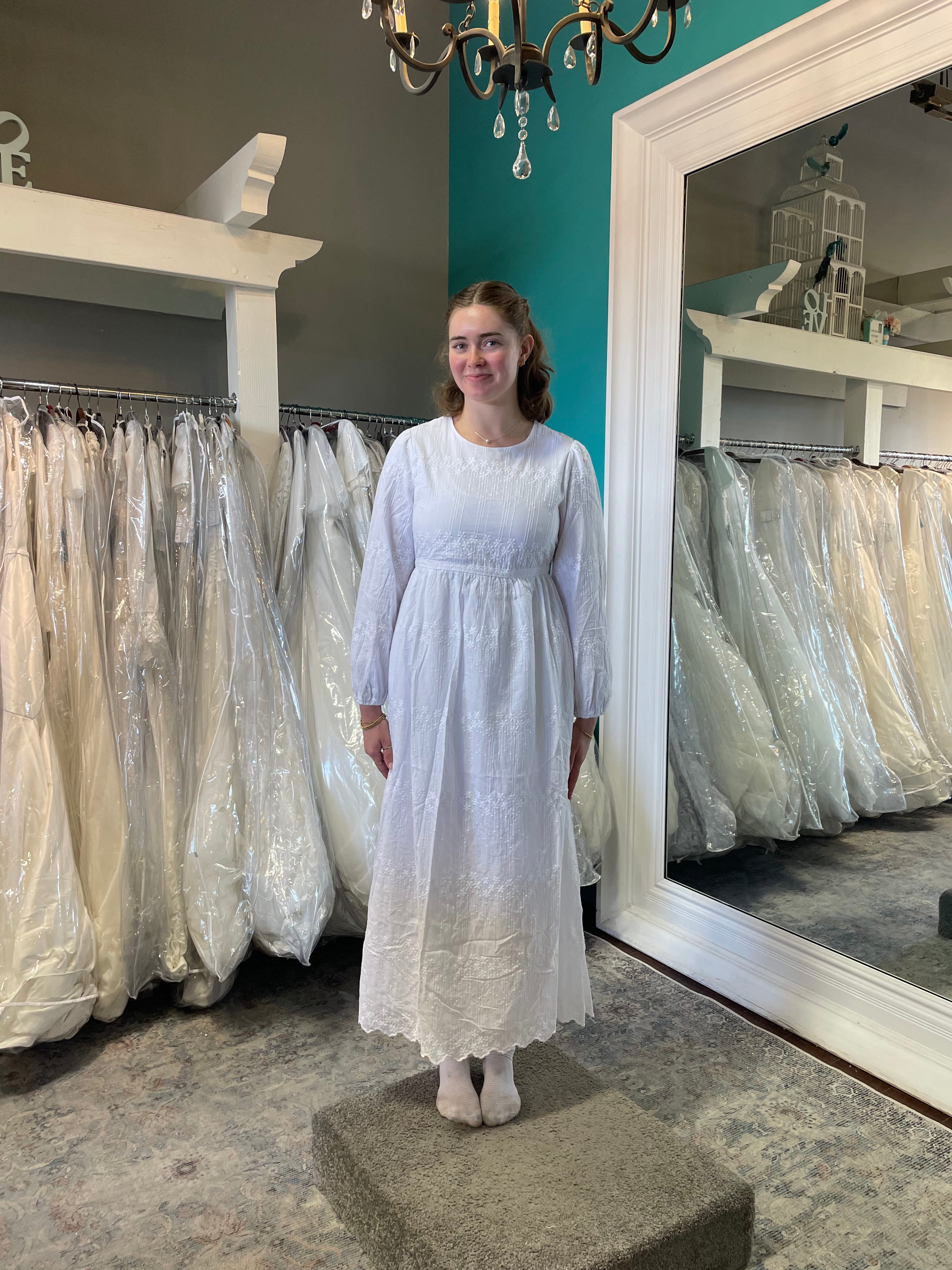 Maggie Modest Temple Dress