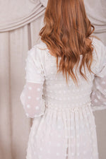Daphne Modest Dress in Cream