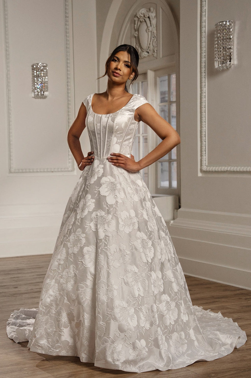 Aelia Modest Wedding Dress
