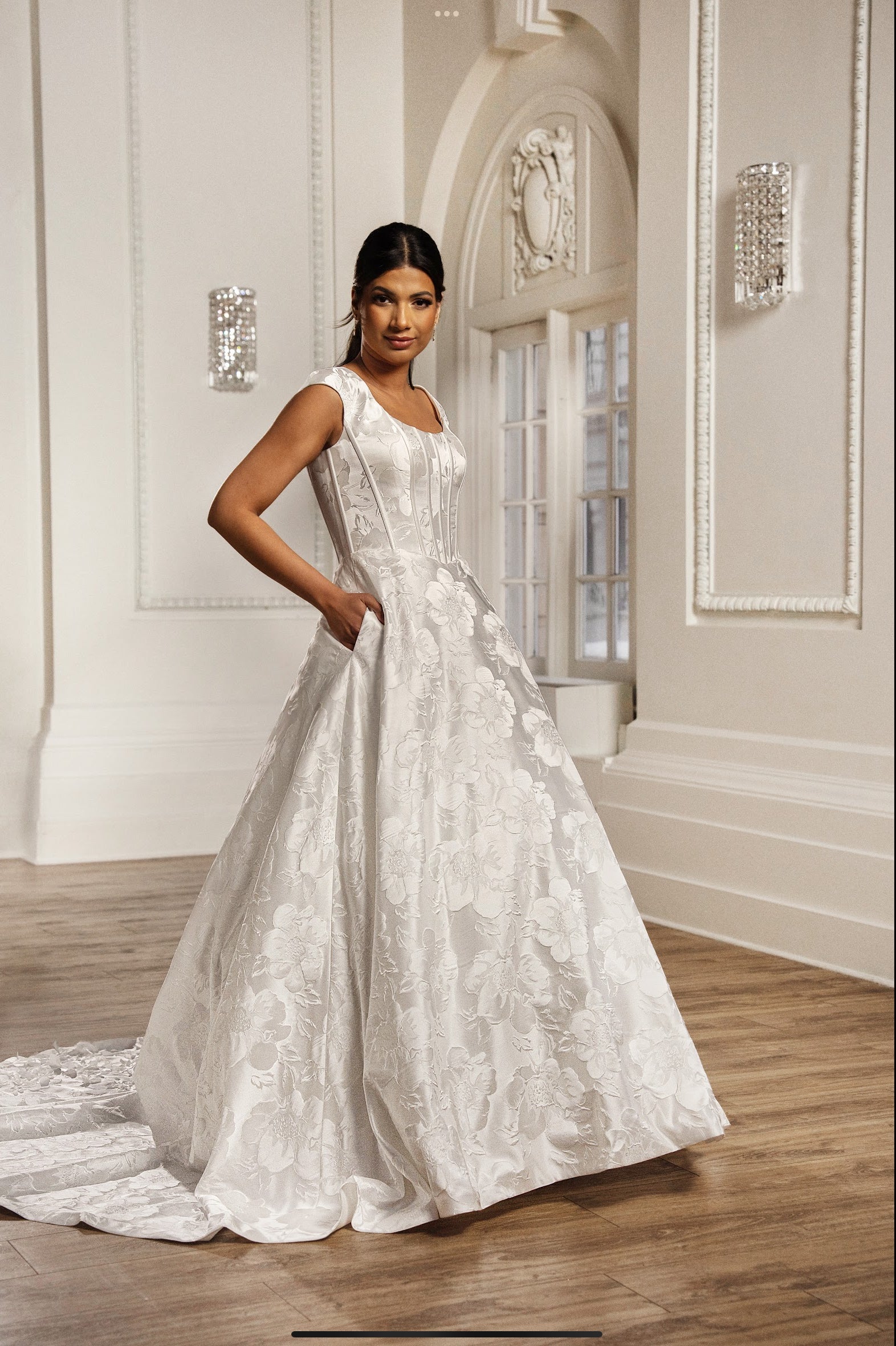 Aelia Modest Wedding Dress