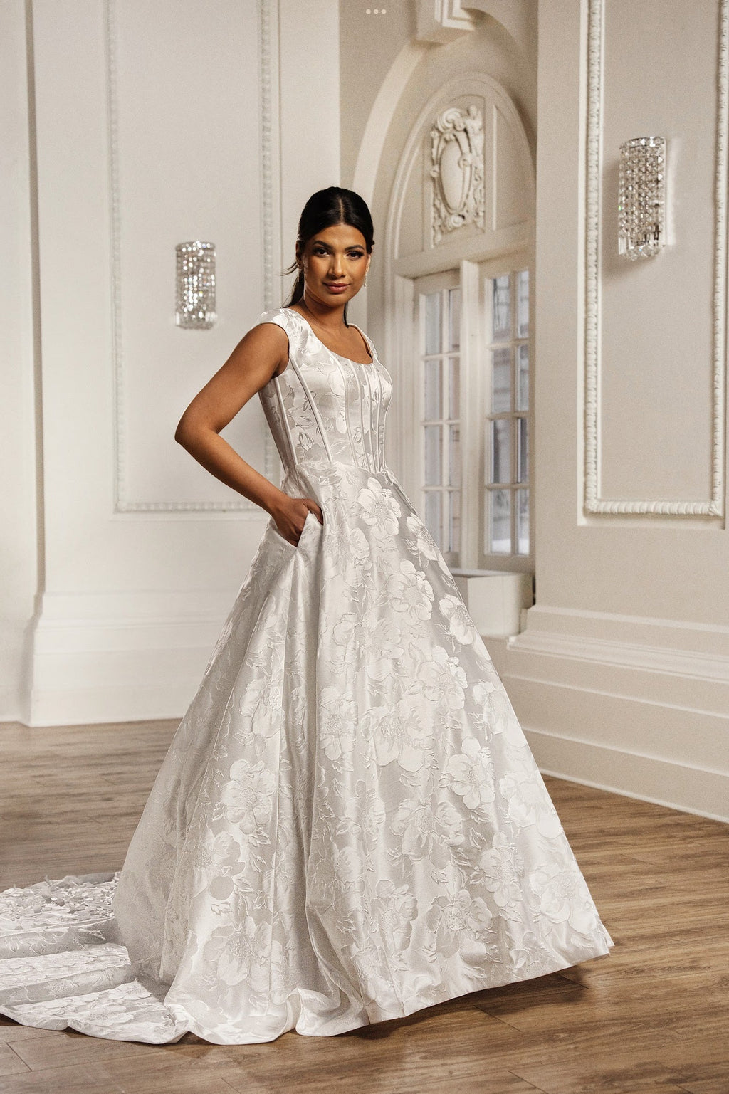 Aelia Modest Wedding Dress