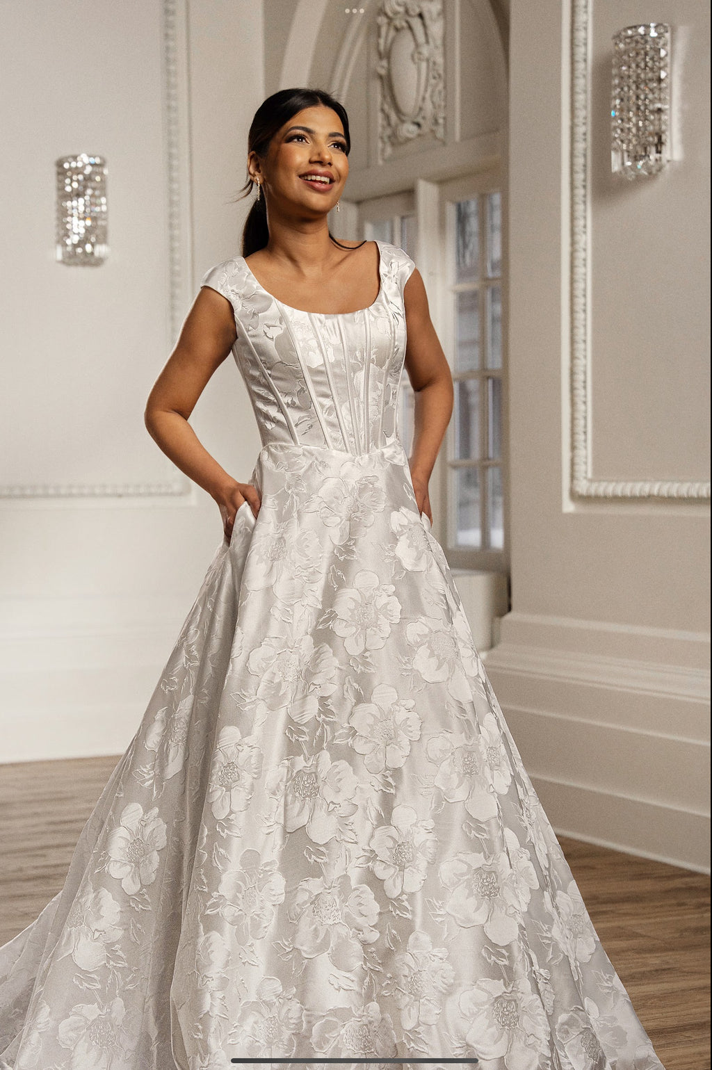 Aelia Modest Wedding Dress