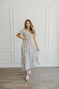 Eden Modest Maxi in Dove Garden