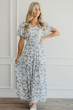 Eden Modest Maxi in Blue Washed Denim