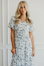 Eden Modest Maxi in Blue Washed Denim