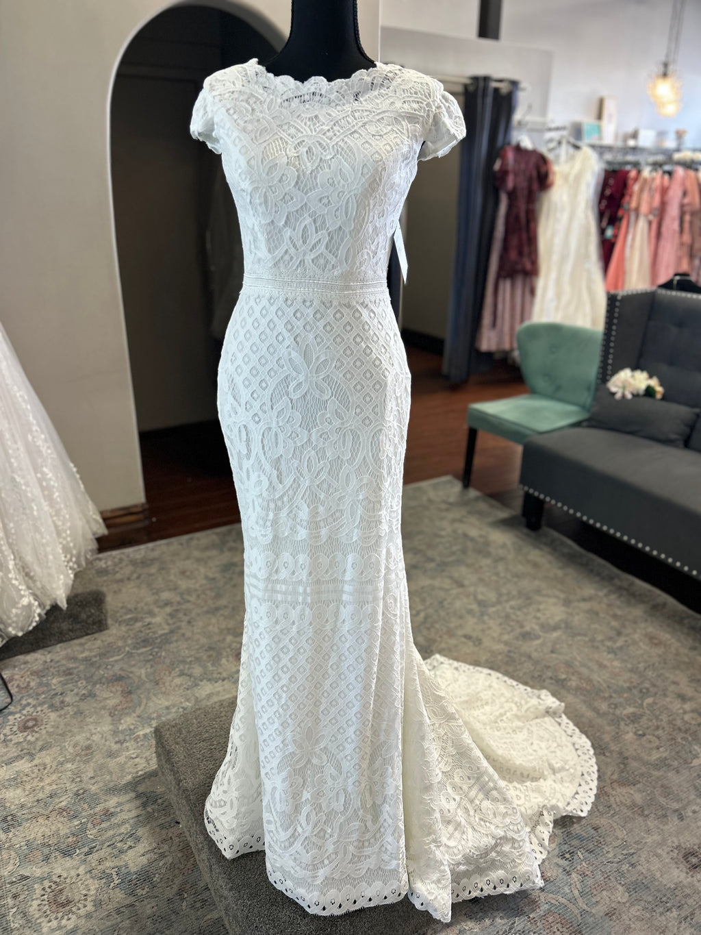 IW8030 Modest Wedding Dress