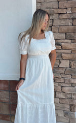 Lexi Modest Midi in Off White