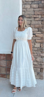Lexi Modest Midi in Off White