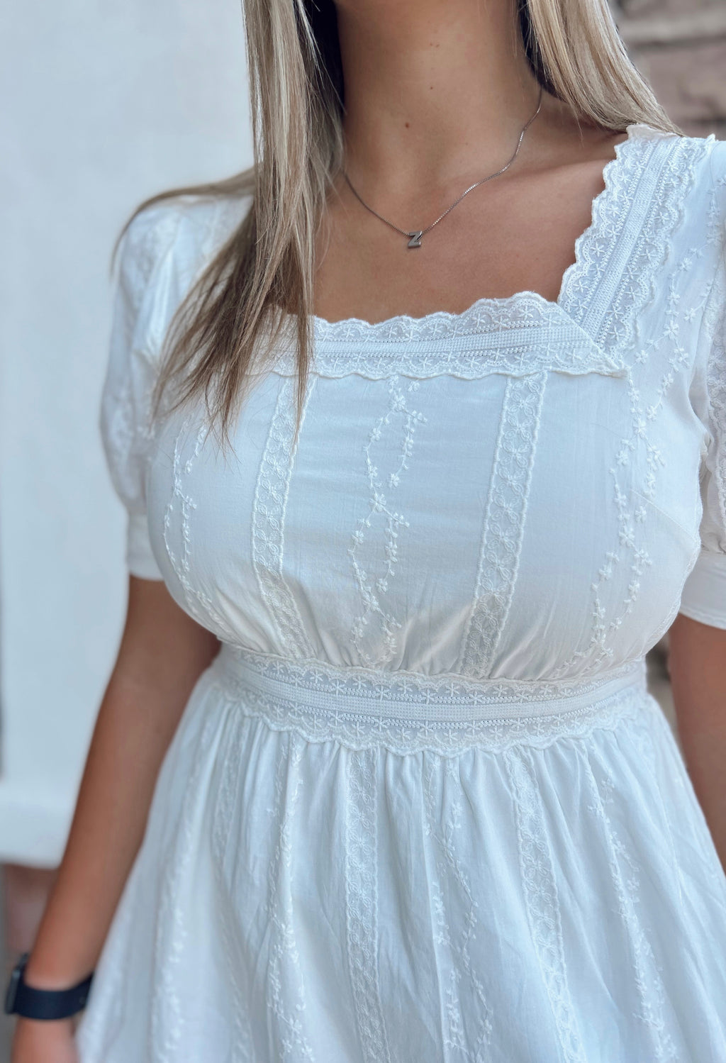 Lexi Modest Maxi in Off White