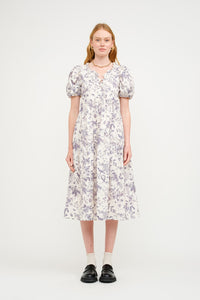 Scotty Floral Midi in Navy