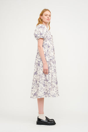 Scotty Floral Midi in Navy