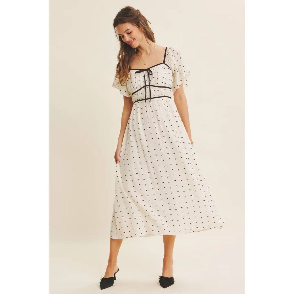 Misty Modest Dress in Cream