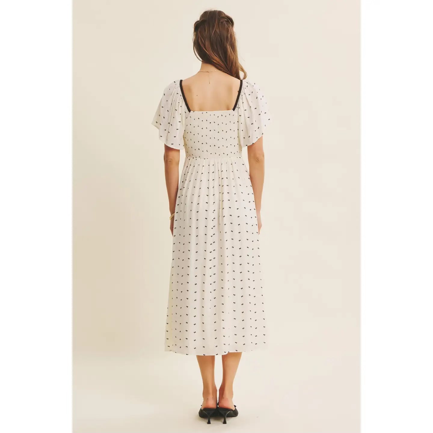 Misty Modest Dress in Cream