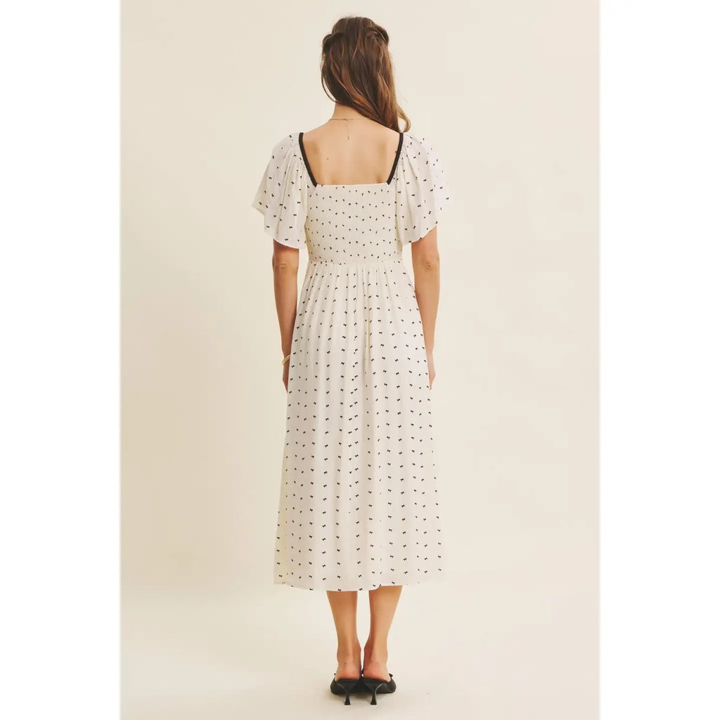 Misty Modest Dress in Cream