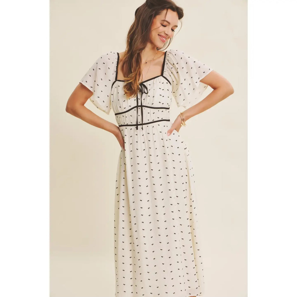 Misty Modest Dress in Cream