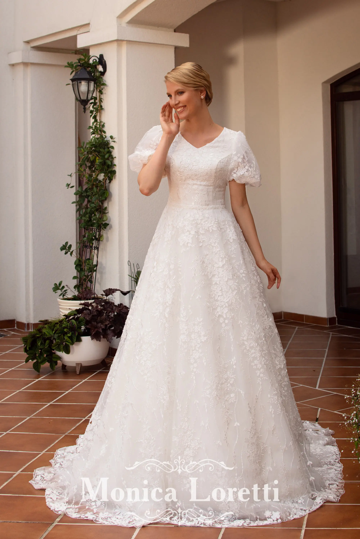 8309 Modest Wedding Dress