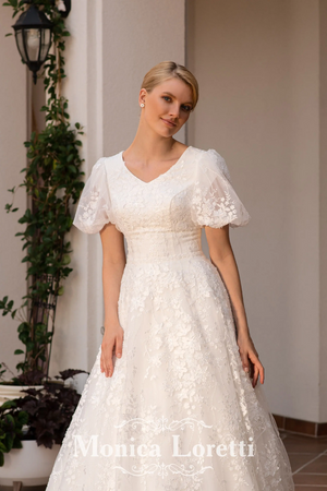 8309 Modest Wedding Dress