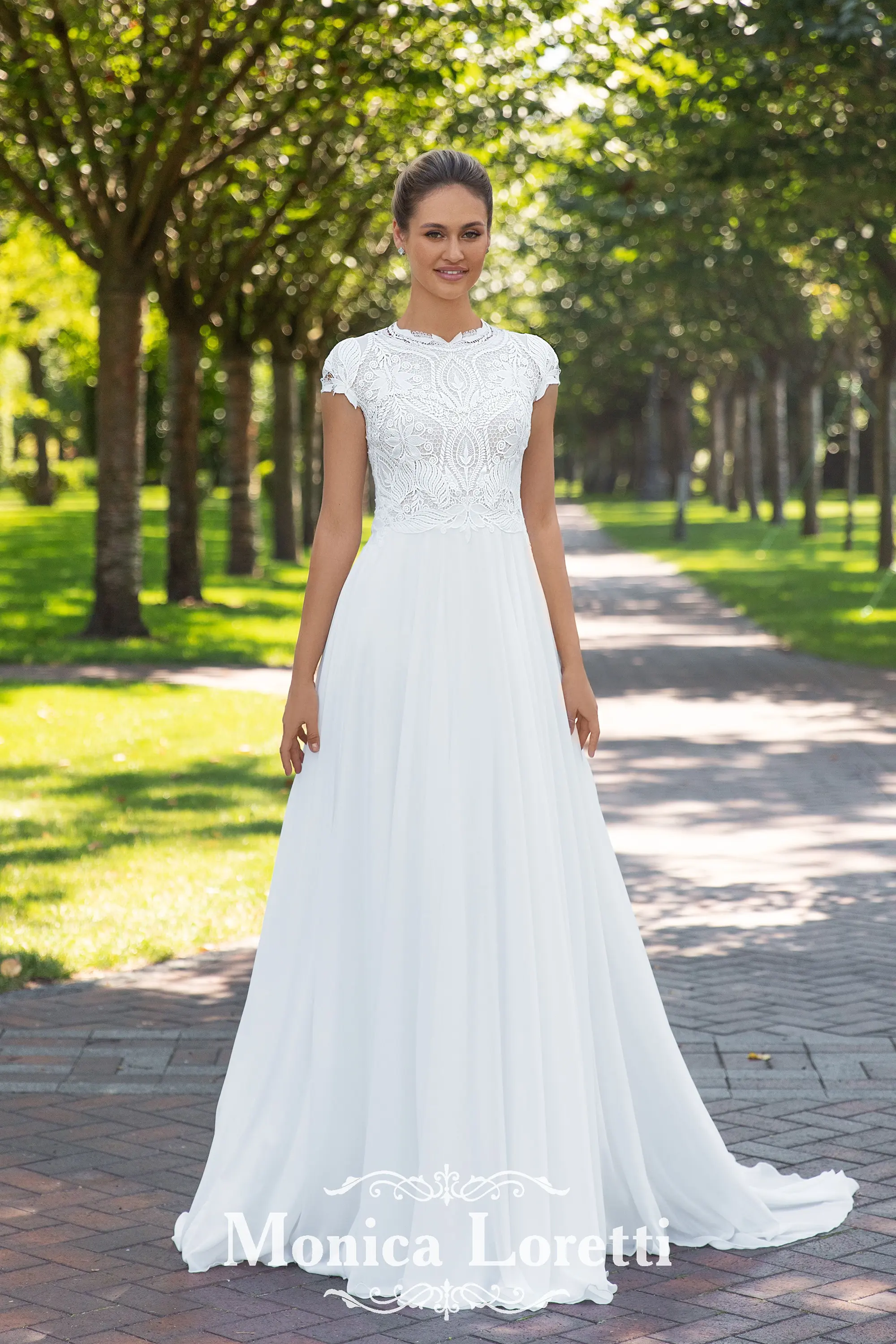 8163 Modest Wedding Dress