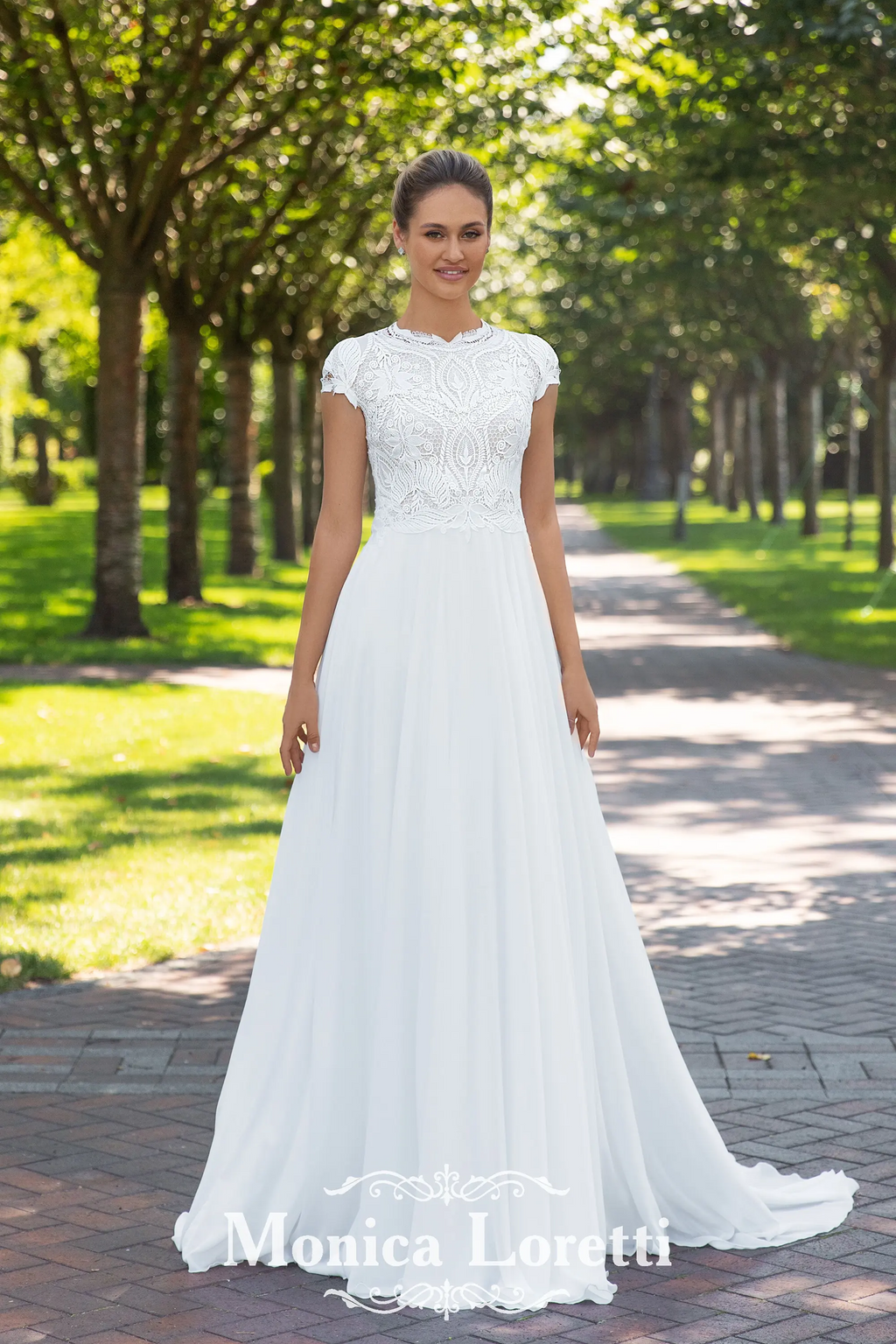 8163 Modest Wedding Dress