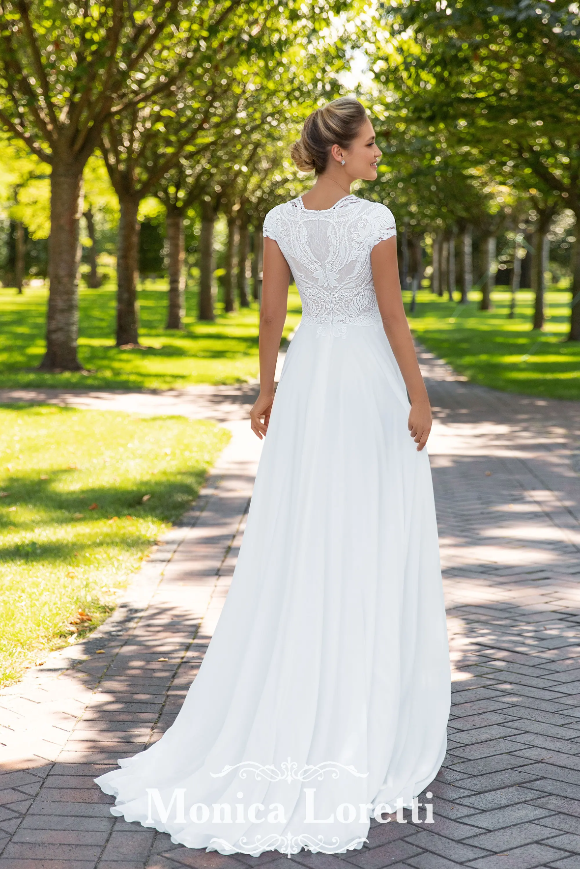8163 Modest Wedding Dress
