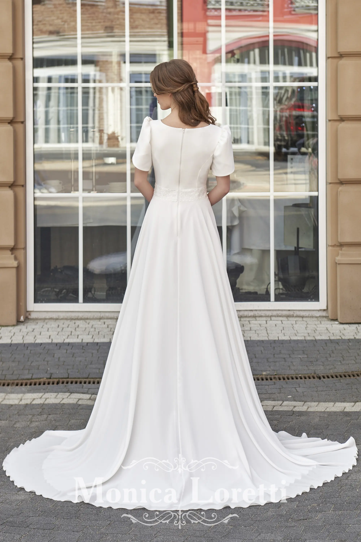 8258 Modest Wedding Dress – A Closet Full of Dresses