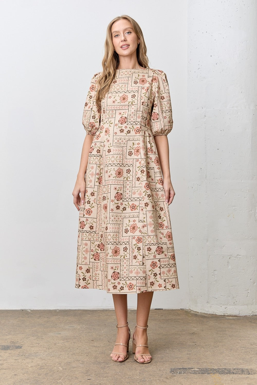 Cara Modest Midi Natural multi