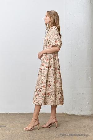 Cara Modest Midi Natural multi