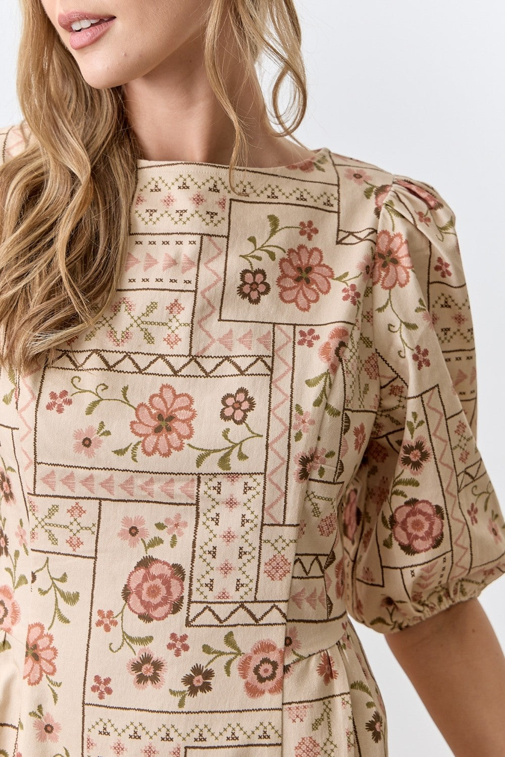 Cara Modest Midi Natural multi