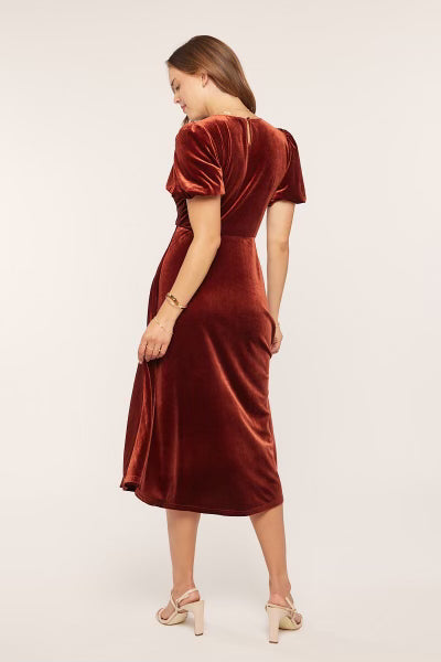 Reba Modest Midi in Copper