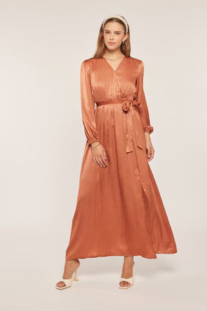 Kirsten Modest Maxi in Rust