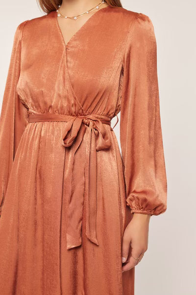 Kirsten Modest Maxi in Rust