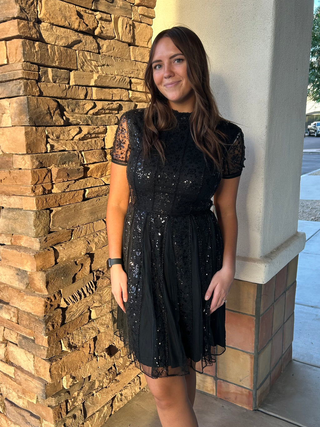 Alexia Modest Mini in Black