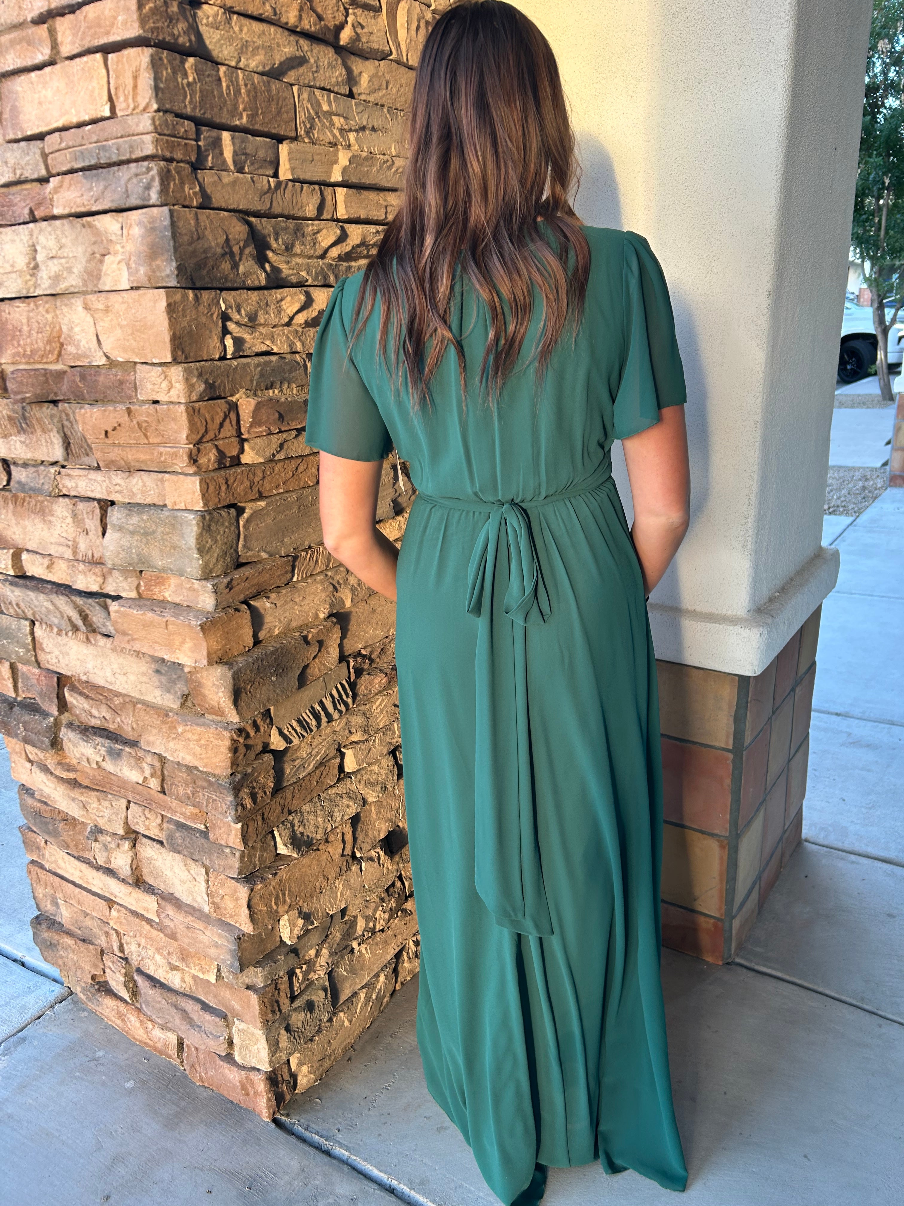 Mya Modest Maxi in Hunter Large Mya Modest Maxi in Hunter Large