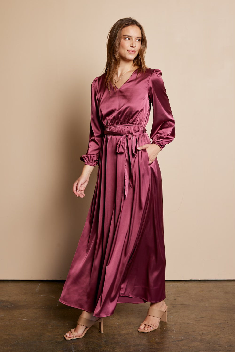 Kit Modest Maxi in Plum