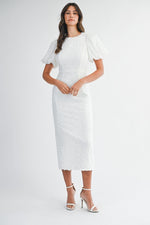 Athena Modest Midi in Off White