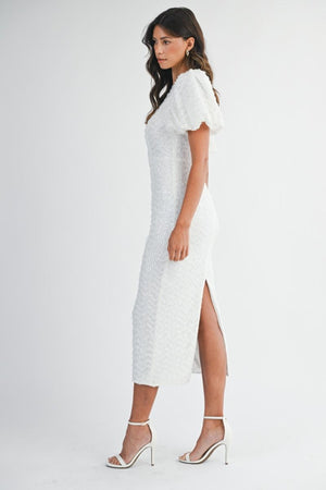 Athena Modest Midi in Off White
