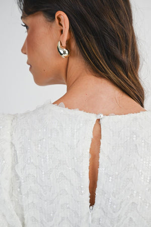 Athena Modest Midi in Off White